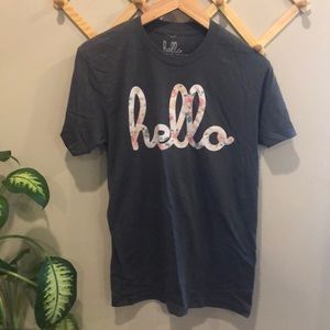 Hello Apparel. Hello tee. Small